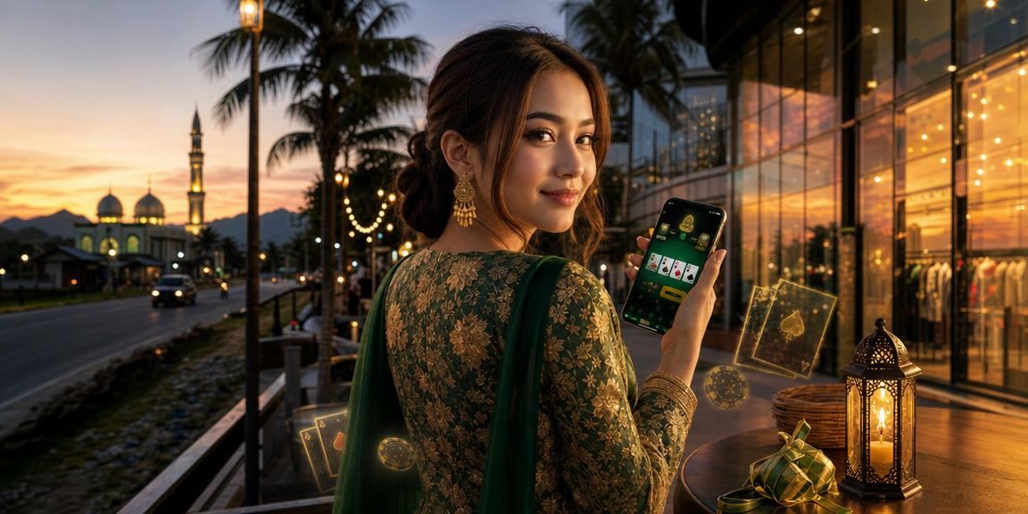 Suasana permainan poker sempena Hari Raya di Malaysia mencerminkan tawaran istimewa kasino
